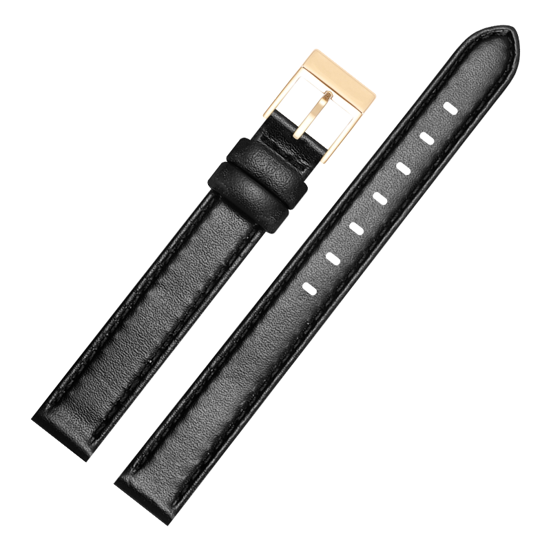 白色灰色牛皮表带女款12mm