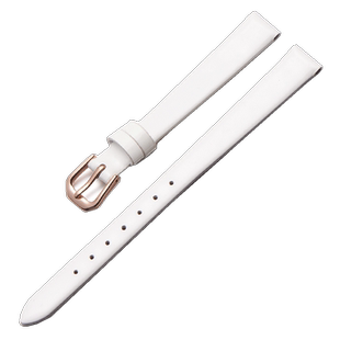 适配聚利时表带女款小方糖手表表带真皮小尺寸针扣7 8 10 12 14mm