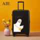 AIE卡通行李箱新款 轻便登机拉杆箱男女万向轮密码 箱可爱旅行箱24