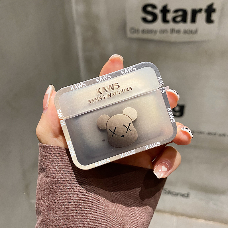 ins渐变色熊头适用于airpodspro保护壳airpods保护套二三代情侣款苹果蓝牙耳机壳airpods2潮牌男女3Pro透明软高性价比高么？