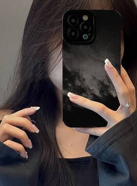 DZ适用苹果15promax手机壳新款iPhone15硅胶14plus黑色13pro全包12防摔11高级感xsmax女款8彩绘7网红超火时尚