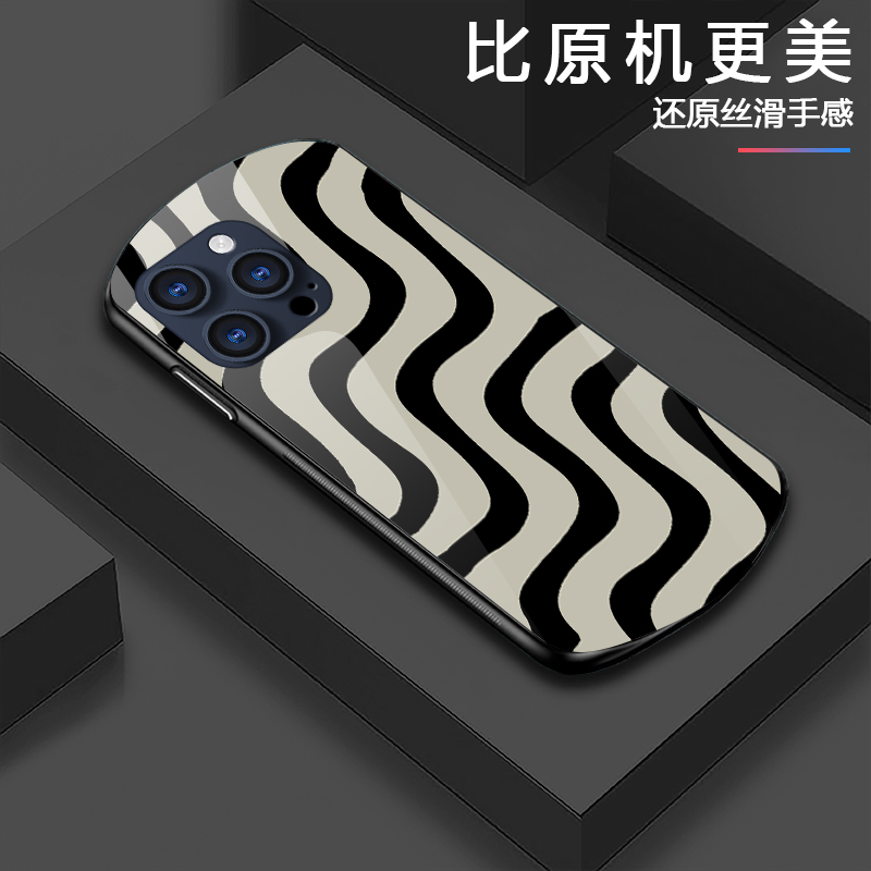 适用小米小众防摔手机壳新款玻璃