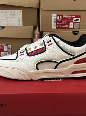 安踏新年情侣板鞋春款王一博潮流运动滑板鞋防滑耐磨厚底运动鞋