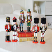 胡桃夹子圣诞送礼摆件店铺橱窗陈列木偶英国士兵儿童房酒柜家居