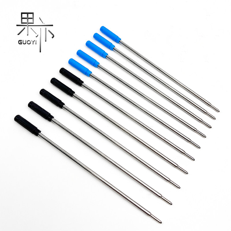 果亦Guoyi 圆珠笔芯0.7mm旋转水晶笔蓝黑油性办公文具礼品书写配件原子笔替芯11.6cm,文具电教/文化用品/商务用品,替芯/铅芯,淘宝优惠券,粉丝福利购,淘宝优惠卷