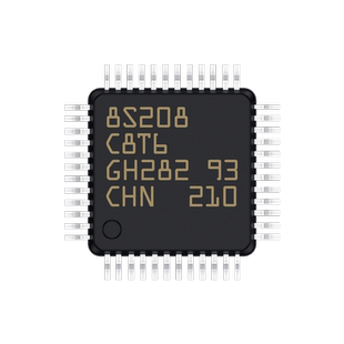 原装正品 STM8S208C8T6 LQFP-48 24MHz/64KB闪存/8位微控制器-MCU
