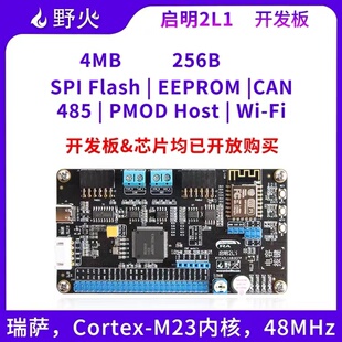 野火RA2L1开发板 ARM开发板 瑞萨R7FA2L1AB3CFP,RENESAS RA单片机