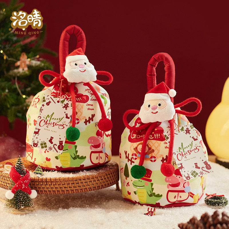 新款圣诞节平安夜礼物手提袋礼盒