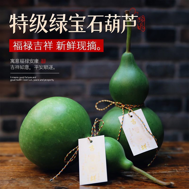 葫芦观赏桌面摆件佛手柑绿植鲜果