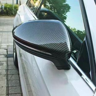 饰贴 大众途安L后视镜盖倒车镜外壳反光镜罩亮片改装 适用于16 20款