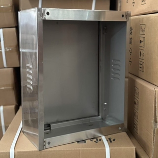 不锈钢镂空配电箱充电桩保护箱充电箱背面无底充电桩罩防雨罩空箱