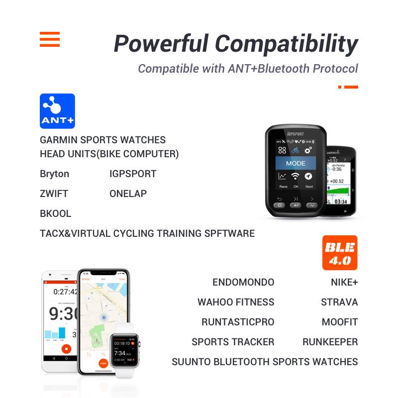 MAGENE迈金gemini210速度踏频传感器ANT+蓝牙兼容佳明百锐腾iGPS