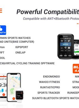 MAGENE迈金gemini210速度踏频传感器ANT+蓝牙兼容佳明百锐腾iGPS