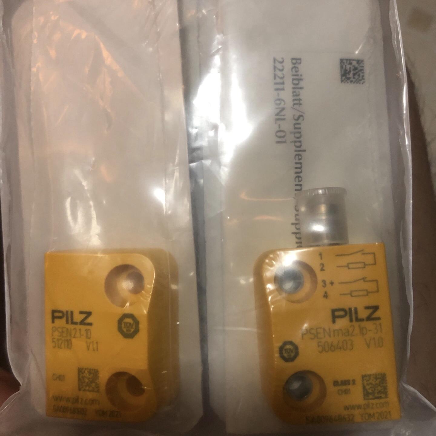 现货506403+512110皮尔兹506408 PSEN ma2.1P-31 PiLZ安全开关52