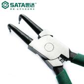 SATA世达手动工具德式 72044 穴用曲口卡簧钳弹簧钳子5寸13寸72041