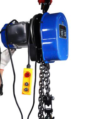 沪工环链电动葫芦DHS型220V电葫芦1T2T3T5吨倒链提升机家用工具