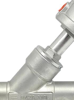 304不锈钢卡盘快装气动角座阀蒸汽高温切断阀DN15 20 25 32 40 50