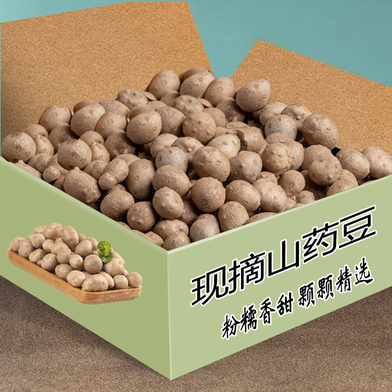 2026新鲜粉糯铁棍山药豆当季现摘农家铁杆小山药现摘蔬菜整箱现挖