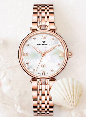 瑞士进口格林手表女天然贝母气质简约正品名表小巧女士腕表88289