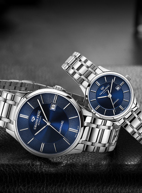 瑞士进口格林正品男士腕表简约潮流石英手表女防水情侣对表88290