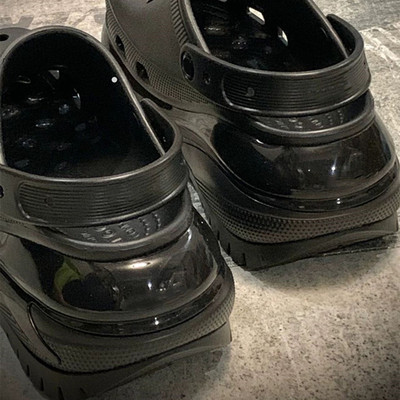 光轮洞洞鞋男女款厚底增高凉鞋防滑防臭包头踩屎感夏季外穿拖鞋潮