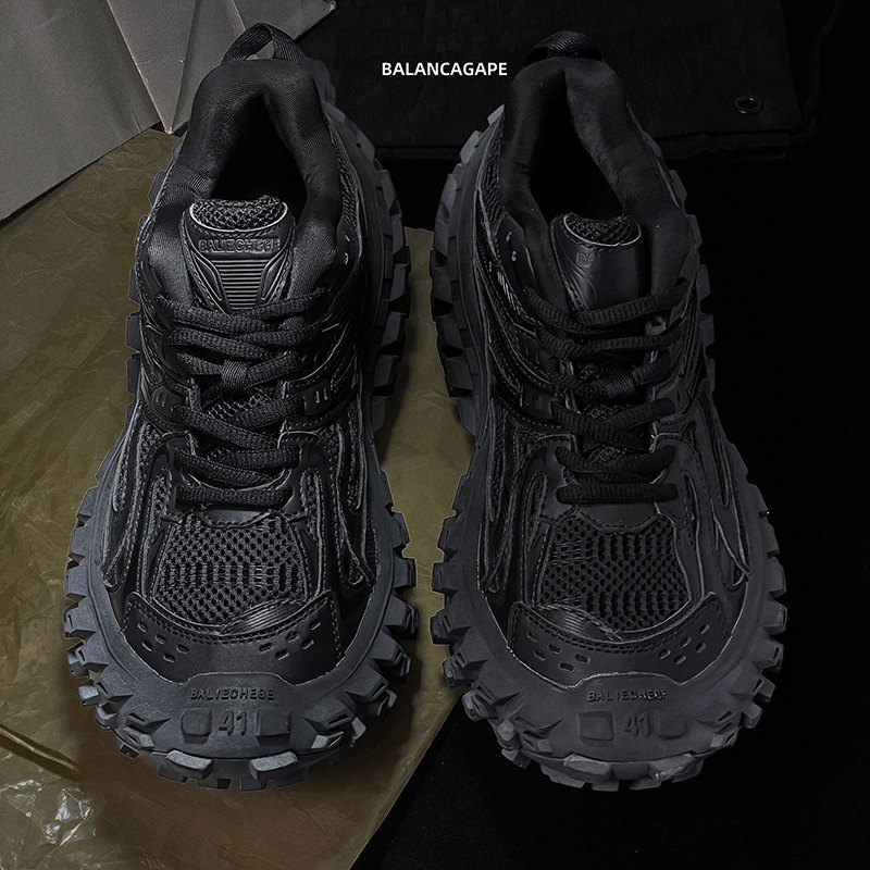 榴莲底轮胎鞋男款2026新款春季黑色坦克厚底增高休闲运动老爹鞋女,流行男鞋,老爹鞋,淘宝优惠券,粉丝福利购,淘宝优惠卷