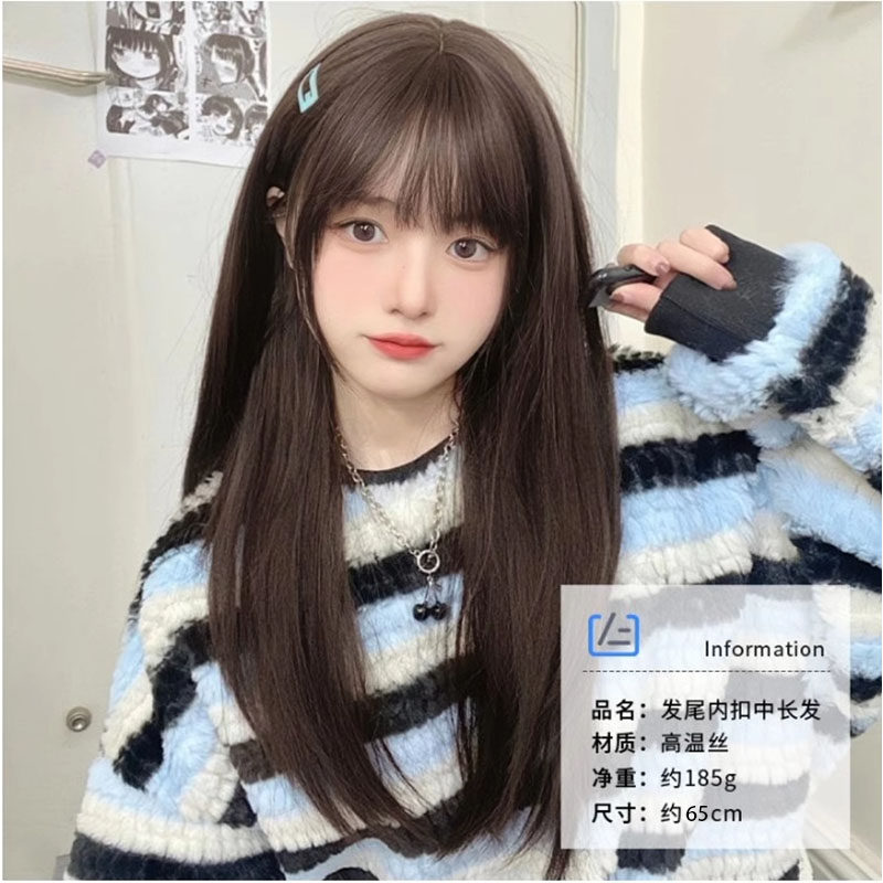 假发女网红短发 基佬女生短cos假发帅气时尚变装清爽一夏浅棕色