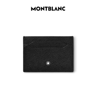 Montblanc/万宝龙男士匠心系列经典黑5cc卡片夹证件夹