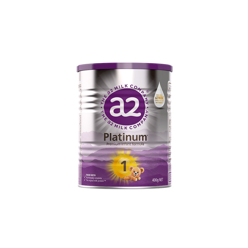a2全新升级白金1段婴幼儿牛奶粉0-6个月宝宝乳粉400g小罐