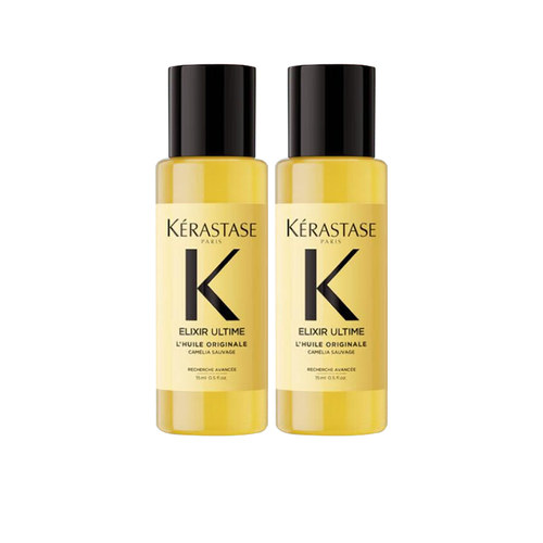 卡诗山茶花经典护发精油15ml修护柔顺改善毛躁*2