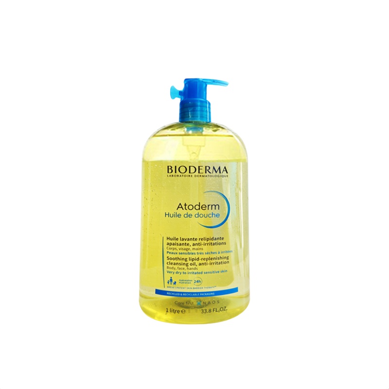 Bioderma/贝德玛贝德玛 保湿滋润以油养肤 1000ml沐浴油补水清洁