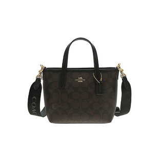 中国香港直邮COACH CW032托特包 蔻驰女士PVC单肩斜挎手提包