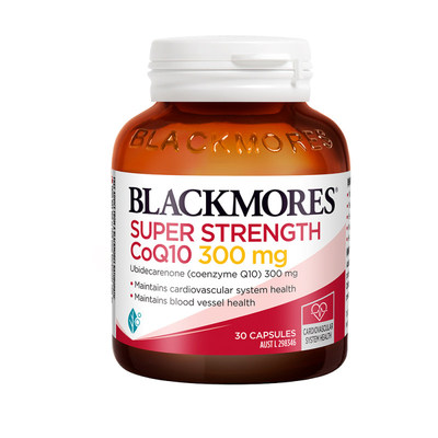 澳洲Blackmores澳佳宝高辅酶Q10 300mg 30粒心脏原装软胶囊进口