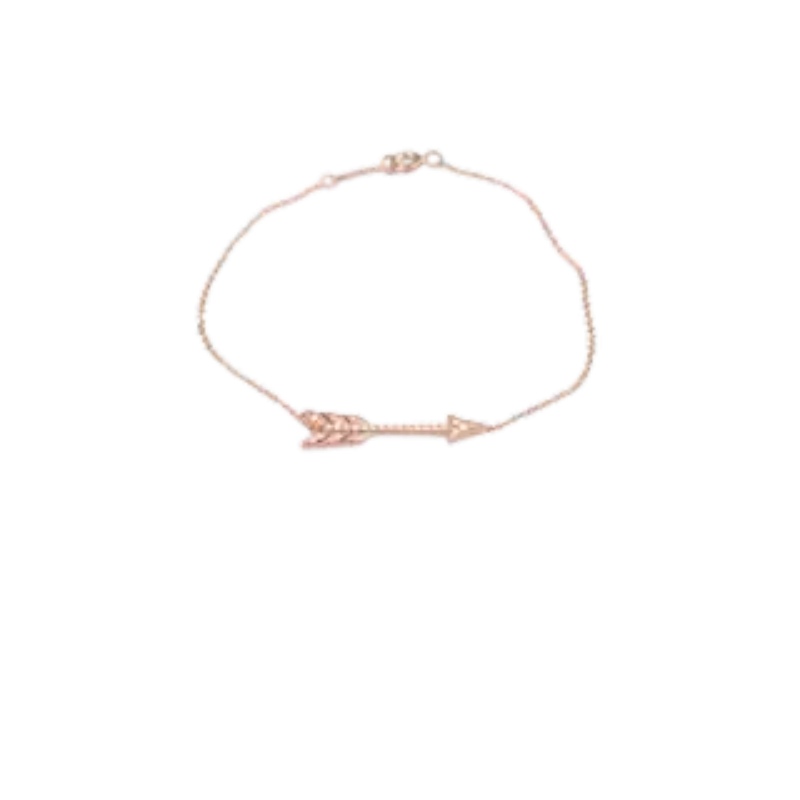 中古9.5新 Tiffany & Co./蒂芙尼 爱心弓箭钻石手链