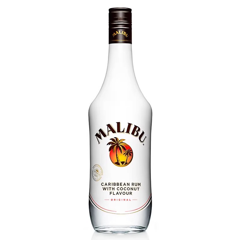 Malibu马利宝椰子朗姆酒700ml烘培调酒基酒 西班牙原装进口洋酒