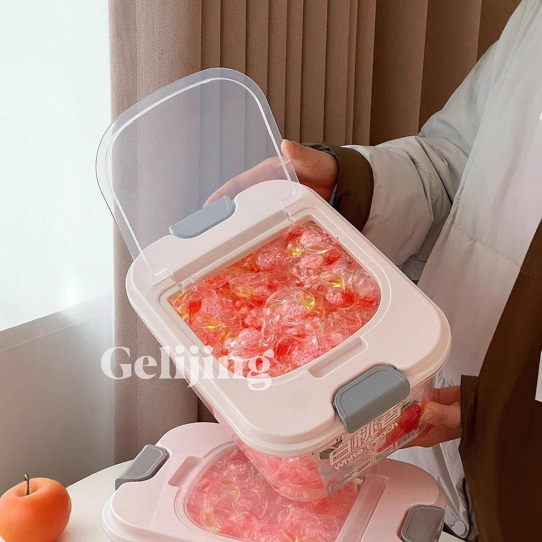 格丽净盒6D白桃洗衣凝珠大容量浓缩洗衣液去污去渍持久留香