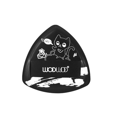 WODWOD黑凤梨柔芯高弹粉扑柔软服帖不吃粉干湿两用三角粉扑一枚装