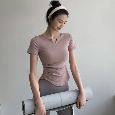 高级感瑜伽服女上衣春夏