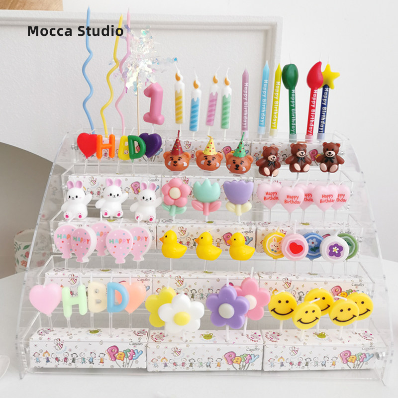 ins风多巴胺蜡烛儿童生日蛋糕数字蜡烛网红爱心小熊蜡烛插牌摆件,节庆用品/礼品,蜡烛,淘宝优惠券,粉丝福利购,淘宝优惠卷