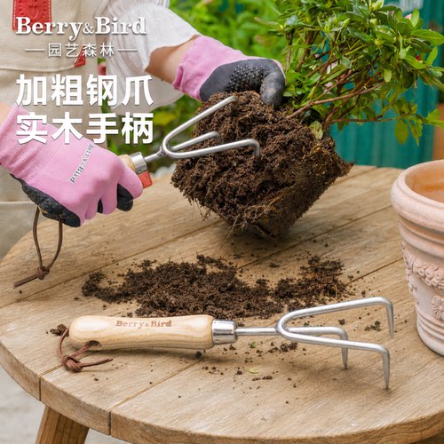 Berry&Bird不锈钢小三爪换盆松土