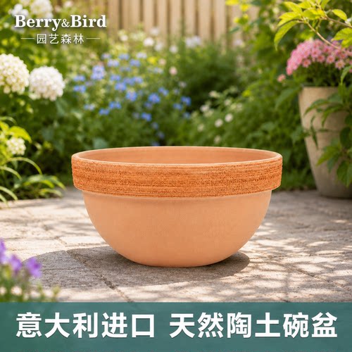 Berry&Bird进口陶盆手工制作