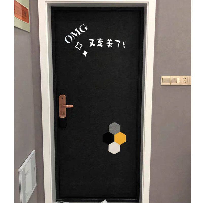 旧木门改造自粘纸