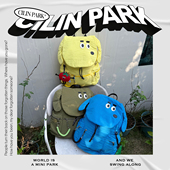 CILINPARK小号尼龙可爱户外风12L双肩包小众个性 校园运动旅行通勤