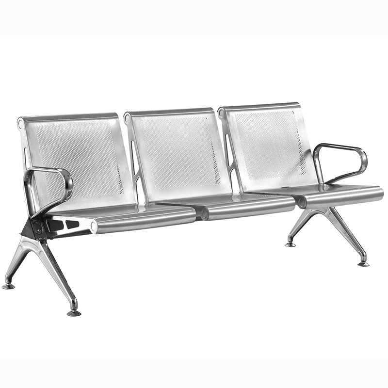 厂家直销加厚加固3人位不锈钢排椅机场椅报告厅长椅公共座椅