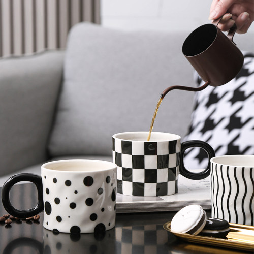 创意泼墨复古陶瓷马克杯