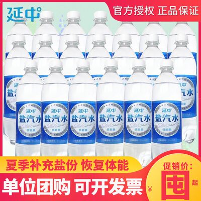 延中盐汽水补充盐份600ml*20瓶