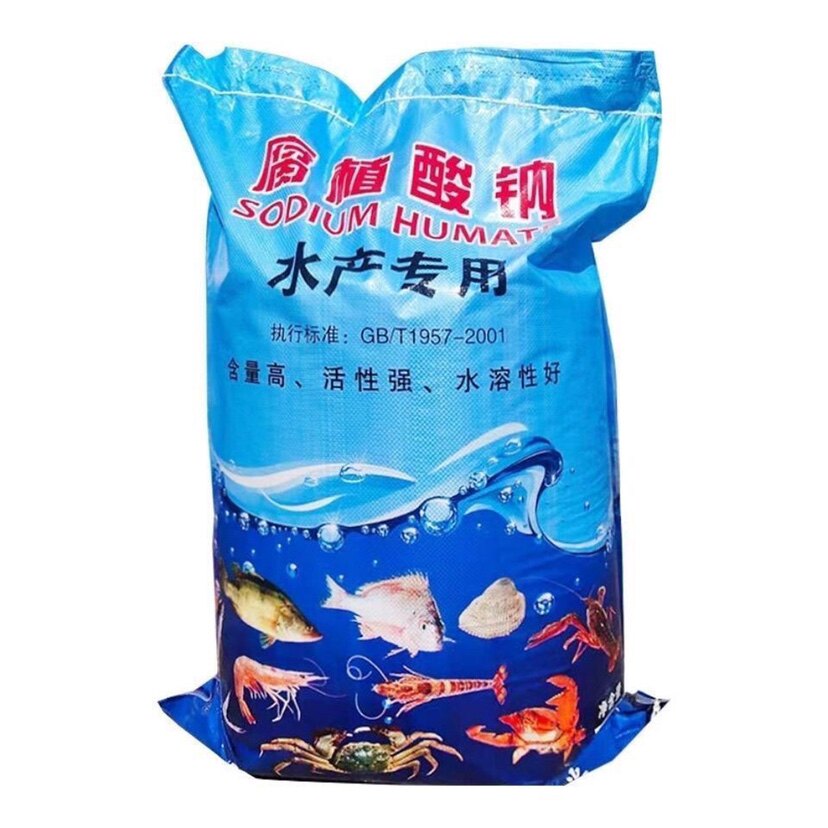 腐植酸钠 水产养殖 抵制青苔蓝藻肥水遮光降低氨氮定PH值50斤包邮