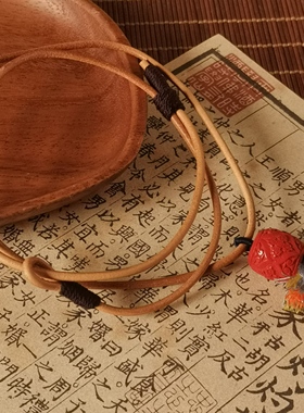 高含量朱砂十字降魔珠挂绳毛衣链春季百搭项链绳