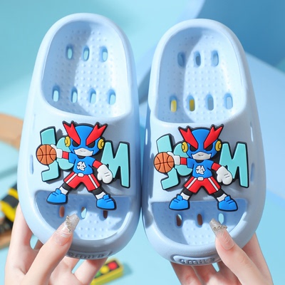 男童EVA防滑速干浴室凉拖