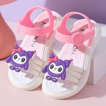 卡通女童凉鞋夏季外穿可湿水下水3到6岁幼儿园居家防滑软底凉拖鞋